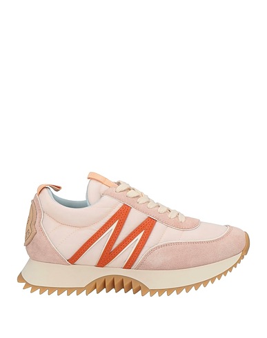 MONCLER Sneakers Blush Leather, Textile fibres