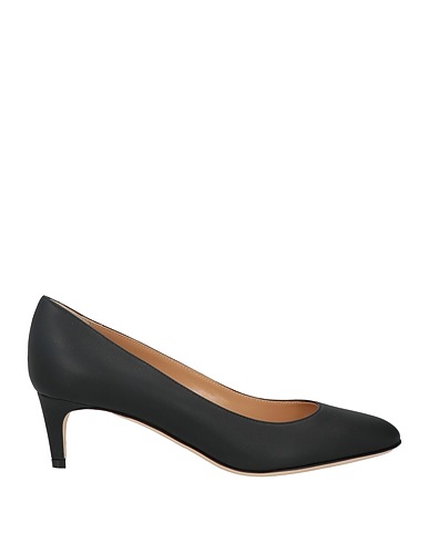 SERGIO ROSSI Pump Black Leather