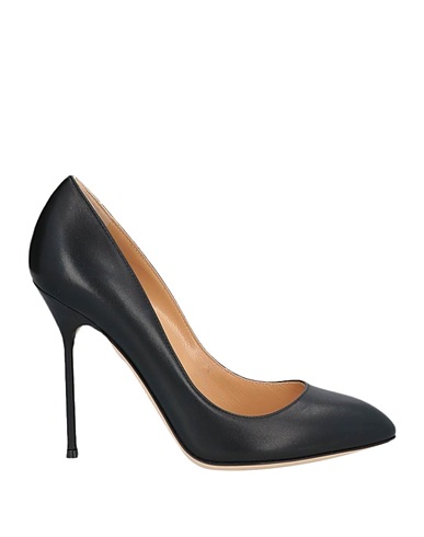 SERGIO ROSSI Pumps Schwarz Leder