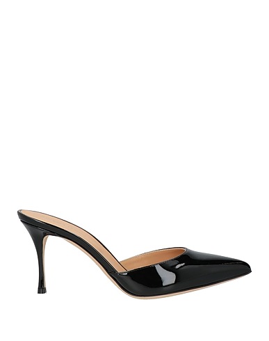 SERGIO ROSSI Mule e zoccoli Nero Pelle