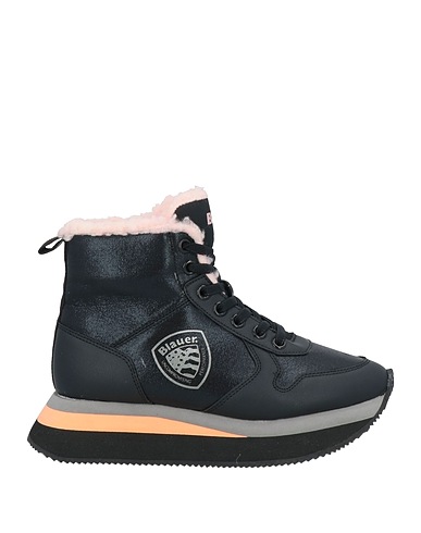 BLAUER. Ankle boot Black Textile fibres