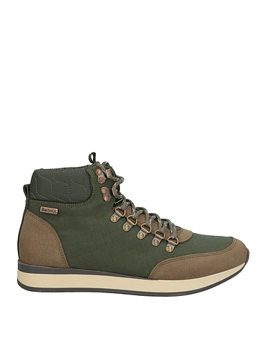 BARBOUR Ankle boot Military green Textile fibers