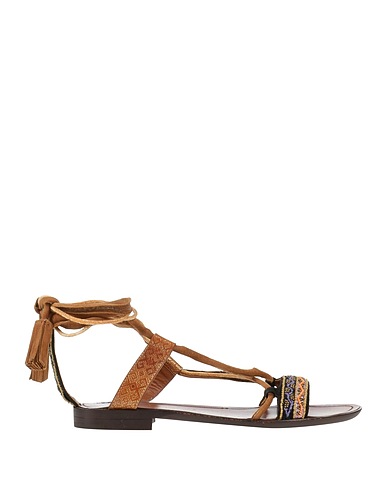 ETRO Sandals Khaki Leather
