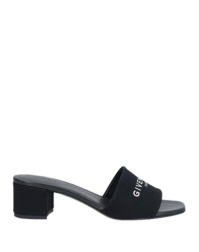 GIVENCHY Sandalen Schwarz 58% Polyurethan, 42% Gewebefasern