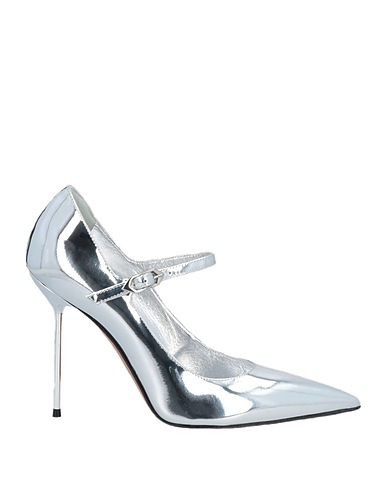 PARIS TEXAS Pump Silver Leather