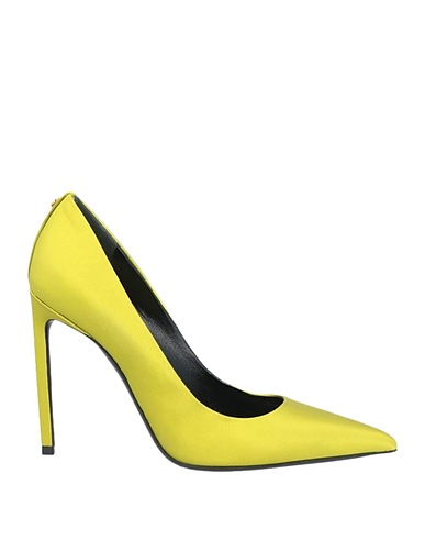 TOM FORD Décolleté Verde lime 68% Viscosa, 32% Seta, Ottone