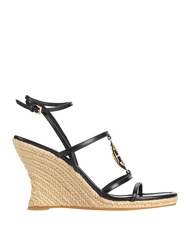 TORY BURCH Espadrilles Black Goat skin