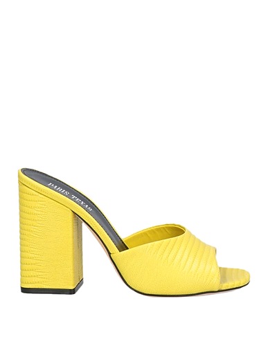 PARIS TEXAS Sandals Yellow Leather
