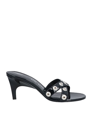 THE ATTICO Sandals Black Textile fibres