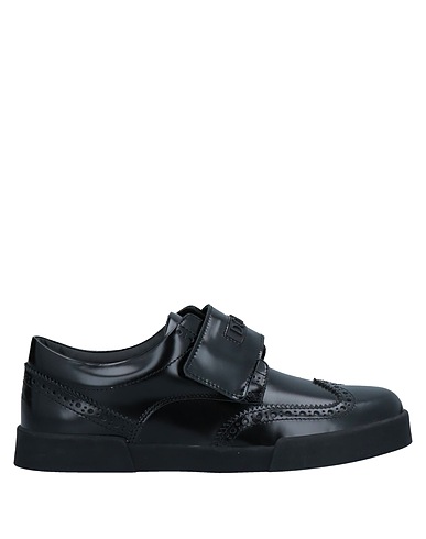 DOLCE&GABBANA 모카신 블랙 100% 송아지 가죽