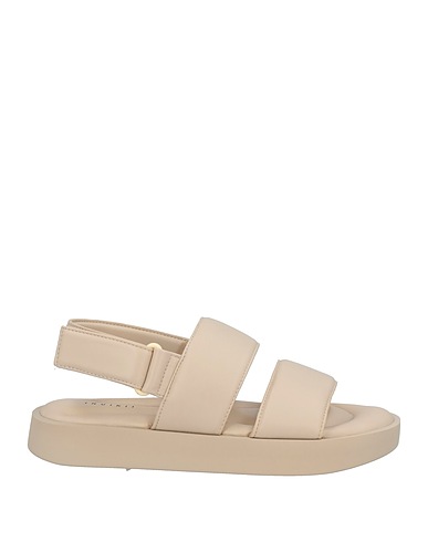 INUIKII Sandals Beige Textile fibres