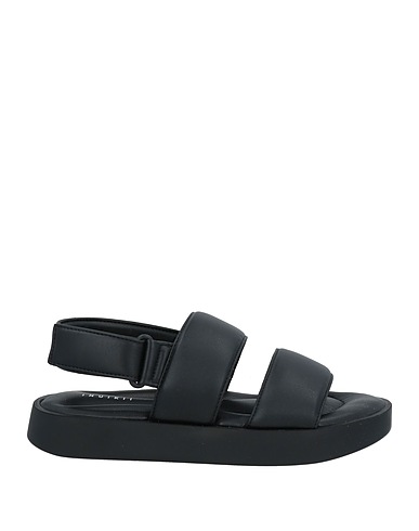 INUIKII Sandalen Schwarz Gewebefasern