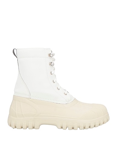 RAINS Ankle boot x DIEMME White Textile fibers