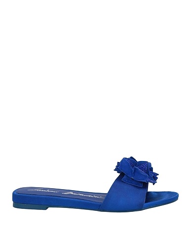 LUCIANO BARACHINI Sandals Bright blue Textile fibres