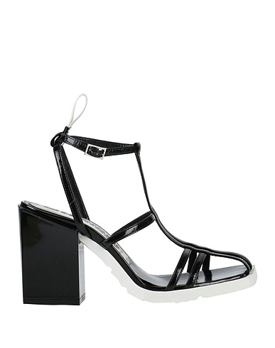 LORIBLU Sandals Black Leather