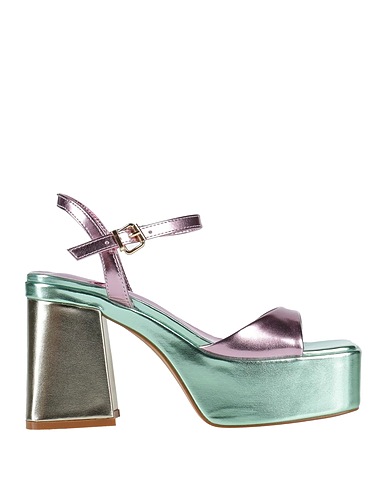 MANUFACTURE D'ESSAI Sandals Pink Textile fibres