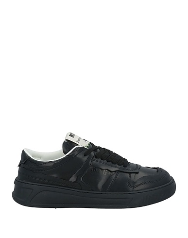 MSGM Sneakers Black Leather
