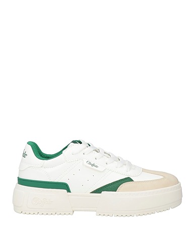 BUFFALO Sneakers White Textile fibres