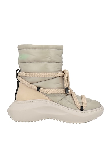 VIC MATIĒ Stivaletti M2M Grigio chiaro Pelle, Fibre tessili