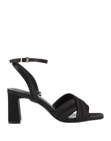 BUFFALO Sandals Black Textile fibres