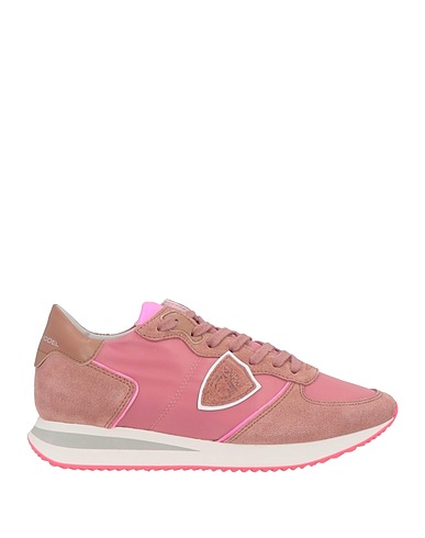 PHILIPPE MODEL Sneakers Antique rose Leather, Textile fibres