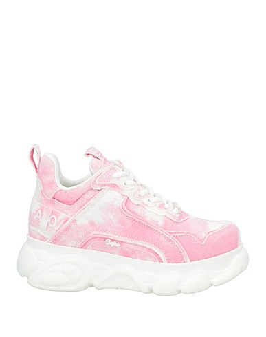 BUFFALO Sneakers Pink Textile fibres, Organic cotton