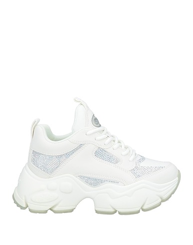 BUFFALO Sneakers White 68% Polyester, 32% Cotton