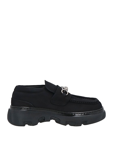 BURBERRY Mokassins Schwarz Leder