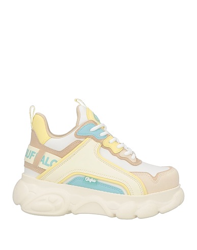 BUFFALO Sneakers Beige Textile fibres