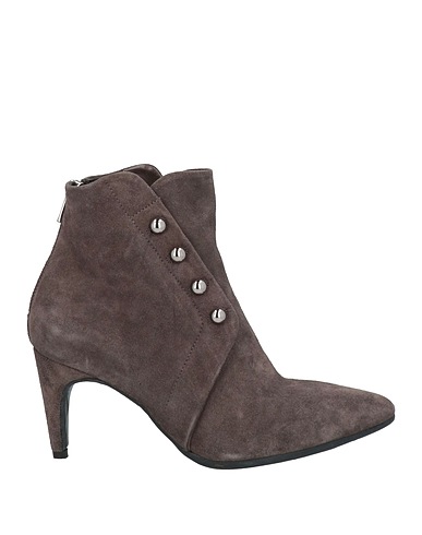 OFFICINE CREATIVE ITALIA Ankle boot Dark brown Leather