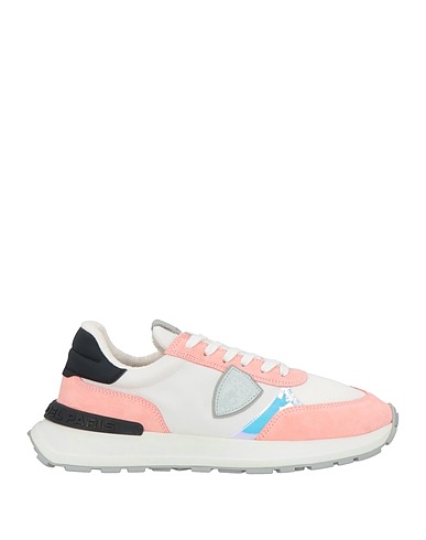 PHILIPPE MODEL Sneakers Pink Leather, Textile fibres