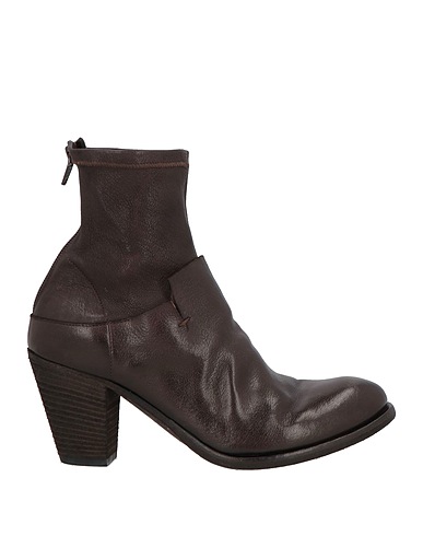 OFFICINE CREATIVE ITALIA Ankle boot Dark brown Leather