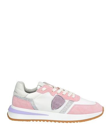 PHILIPPE MODEL Sneakers Light pink Leather, Textile fibers