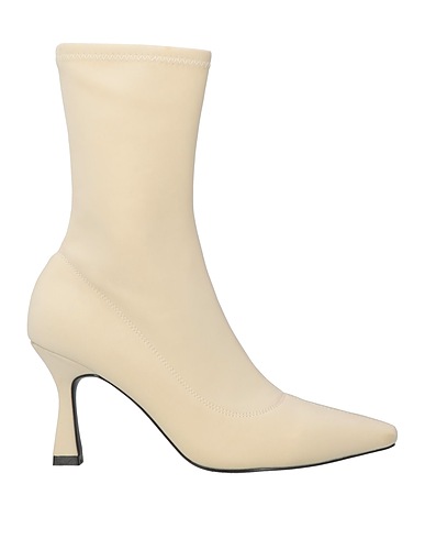 BIBI LOU Ankle boot Ivory Textile fibres