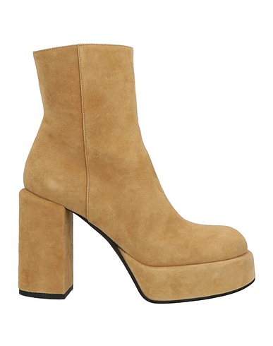 GIAMPAOLO VIOZZI Stivaletti Khaki Pelle