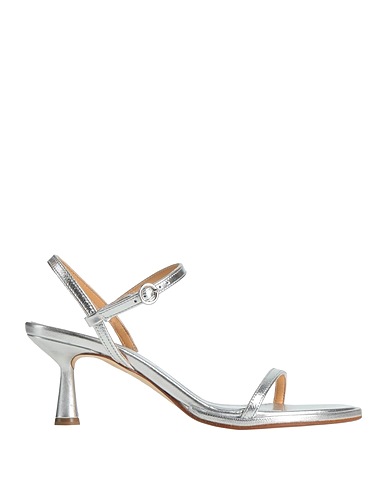AEYDE Sandals Silver Leather