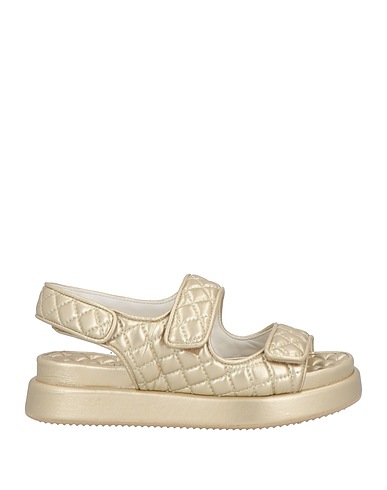 LORIBLU Sandals Platinum Textile fibres