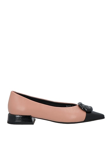 LUCIANO BARACHINI Ballerine Cipria Pelle