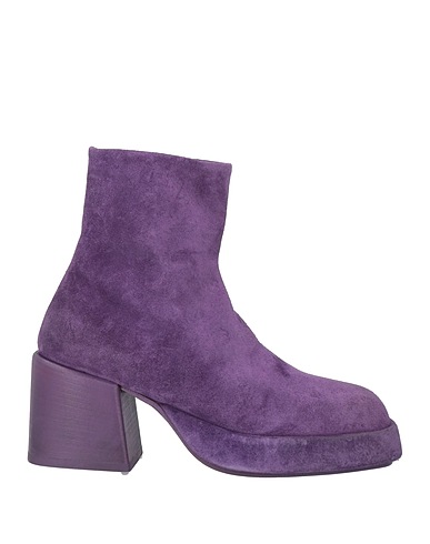 MARSÈLL Ankle boot Purple Leather