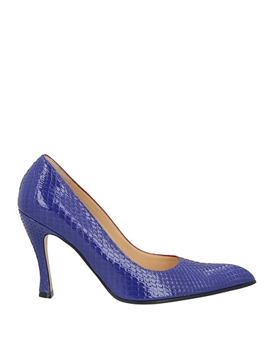 LOEWE SCHUHE Violett Schlangenhaut