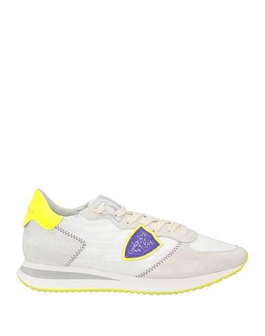 PHILIPPE MODEL Sneakers White Leather, Textile fibers