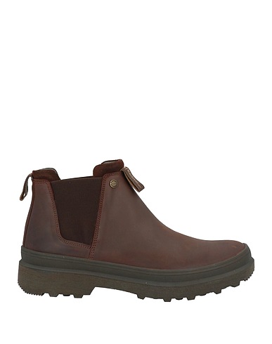 BARBOUR Ankle boot Chocolate brown Textile fibers