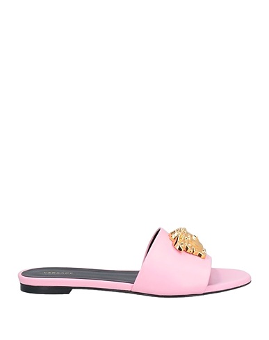 VERSACE Sandales Rose Cuir de veau