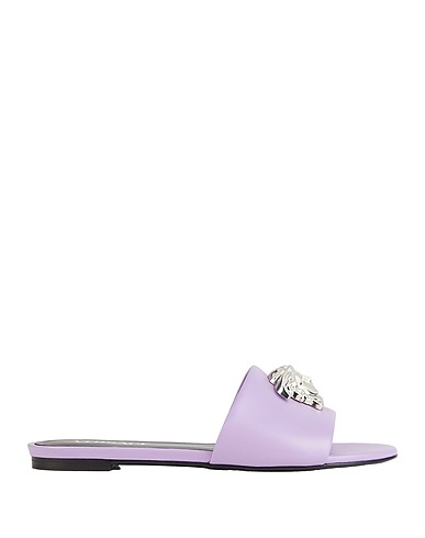 VERSACE Sandals Mauve Calfskin
