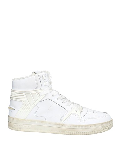 PHILIPPE MODEL Sneakers White Calfskin, Textile fibers