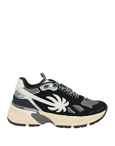 PALM ANGELS Sneakers Nero Pelle, Fibre tessili