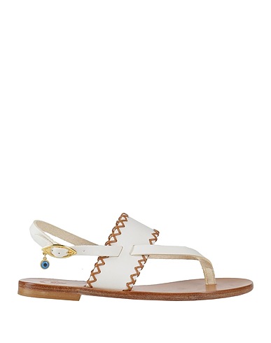 MARIETTA'S FANTASY Flip flops White Leather