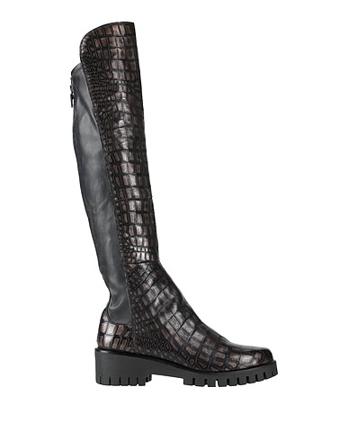 DONNA CAROLINA Boots Black Leather