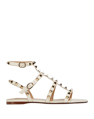 VALENTINO GARAVANI Sandals Cream Leather
