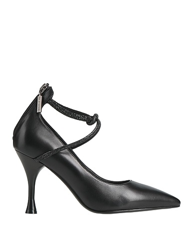 EMANUÉLLE VEE Court Black Leather